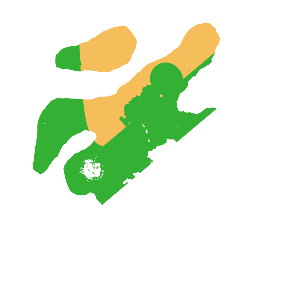 Biome Rust Map: Barren, Size: 2500, Seed: 13