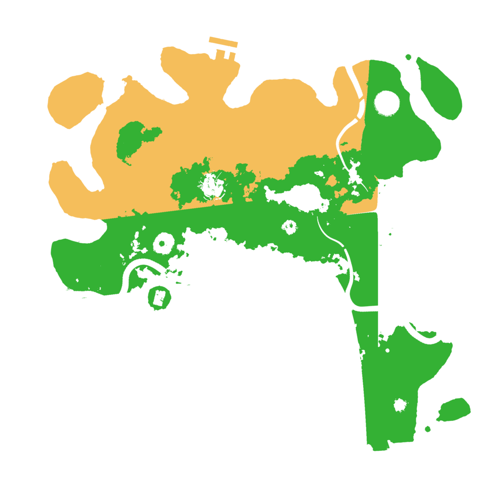 Biome Rust Map: Procedural Map, Size: 3550, Seed: 899303