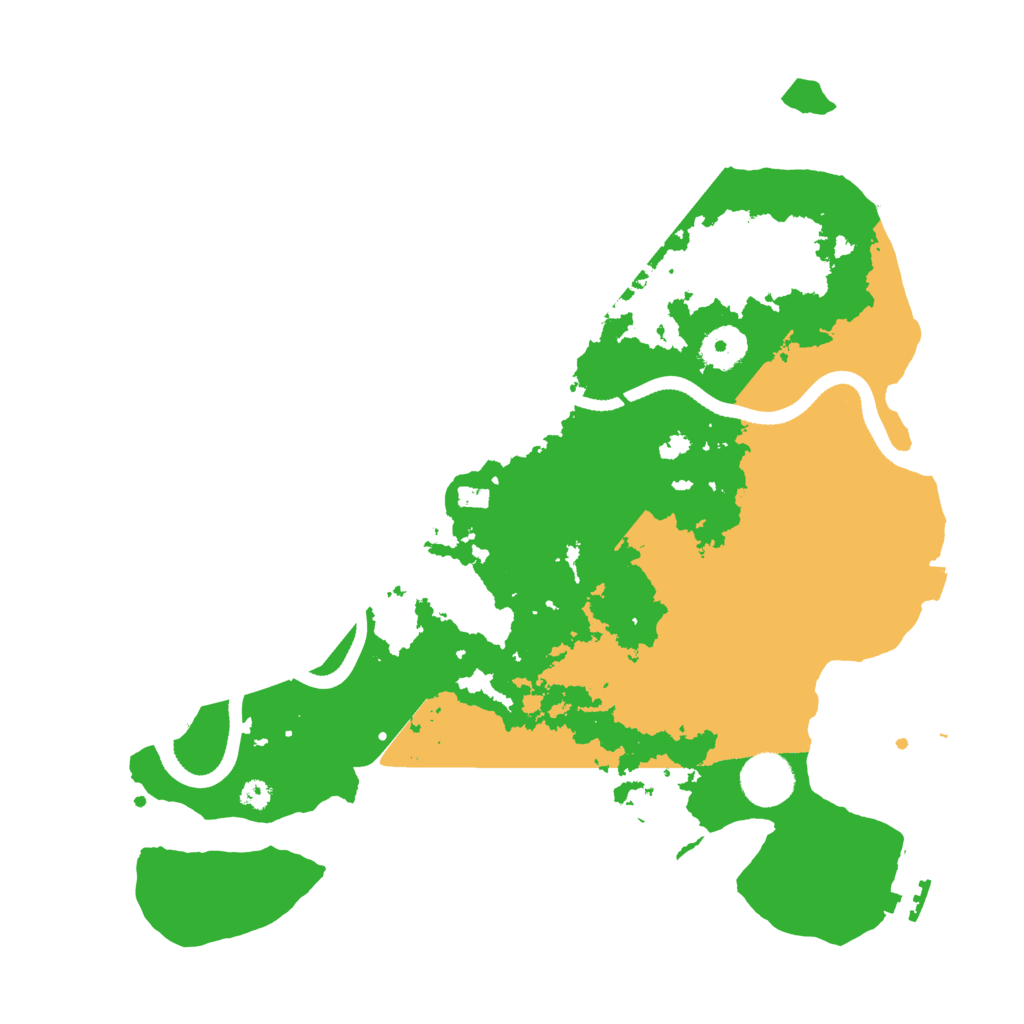 Biome Rust Map: Procedural Map, Size: 3500, Seed: 517626000