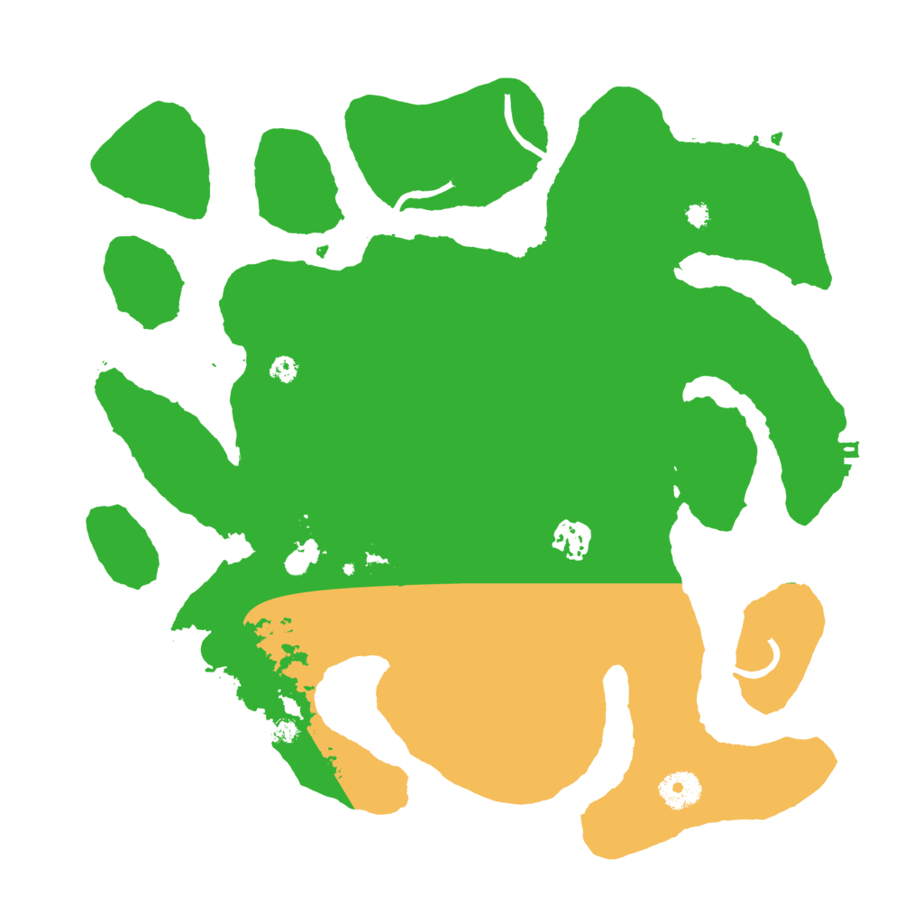 Biome Rust Map: Procedural Map, Size: 3550, Seed: 394192