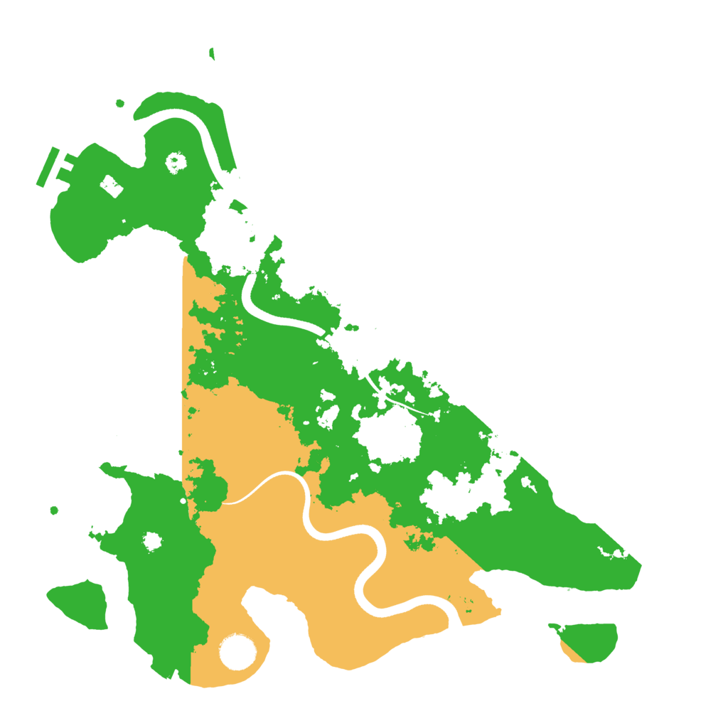 Biome Rust Map: Procedural Map, Size: 3550, Seed: 334452