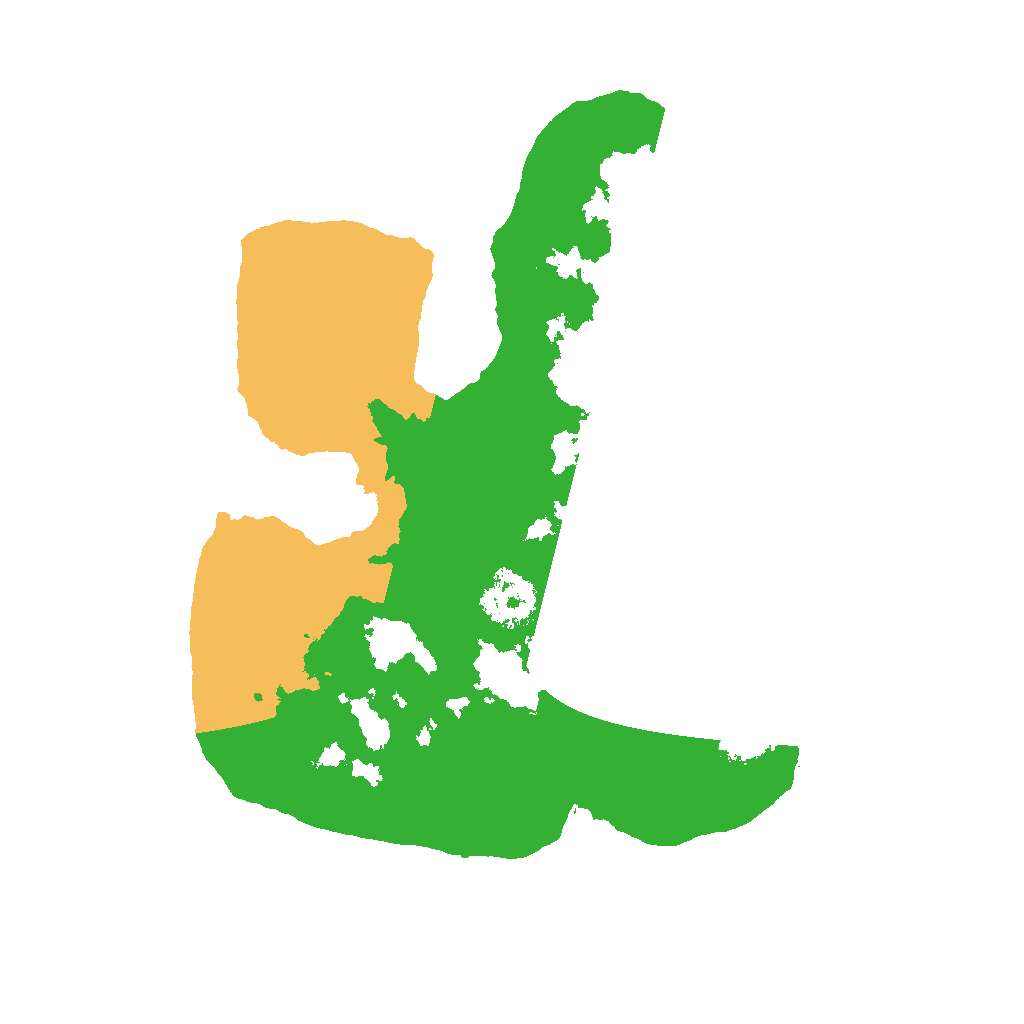 Biome Rust Map: Procedural Map, Size: 2000, Seed: 29