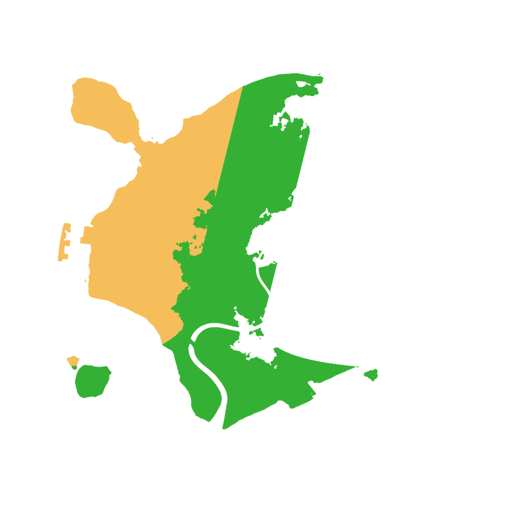 Biome Rust Map: Procedural Map, Size: 2000, Seed: 29