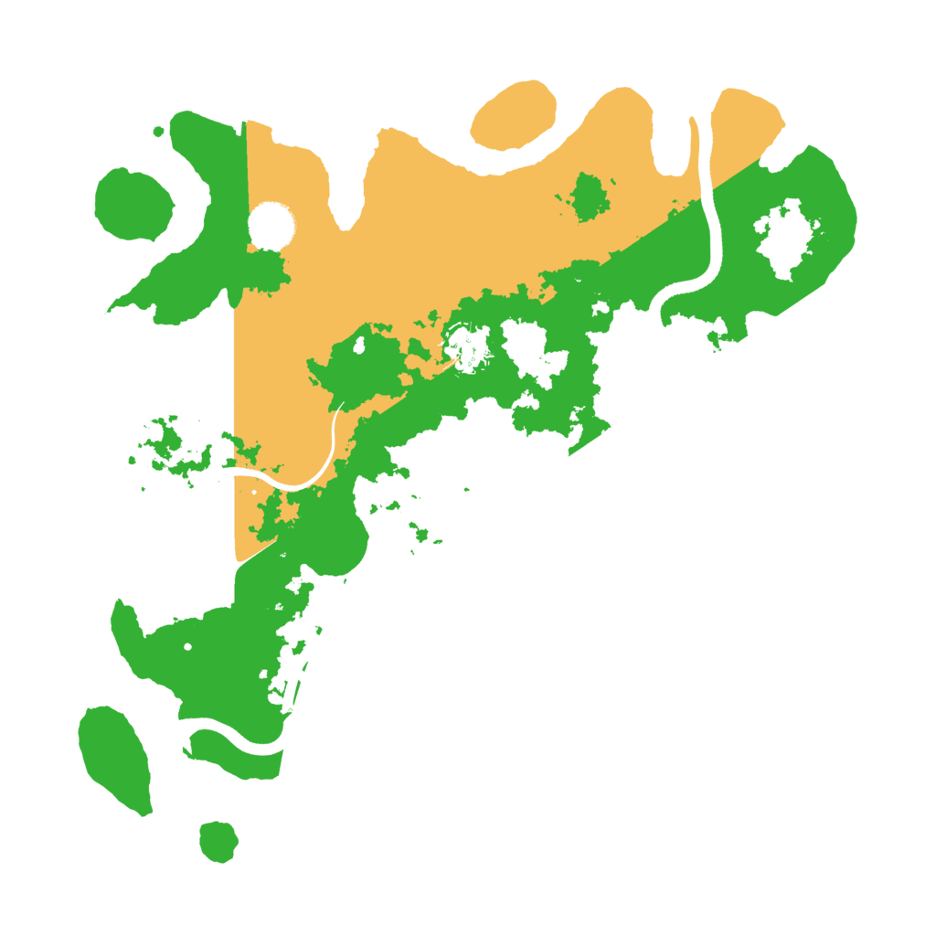 Biome Rust Map: Procedural Map, Size: 3550, Seed: 155170