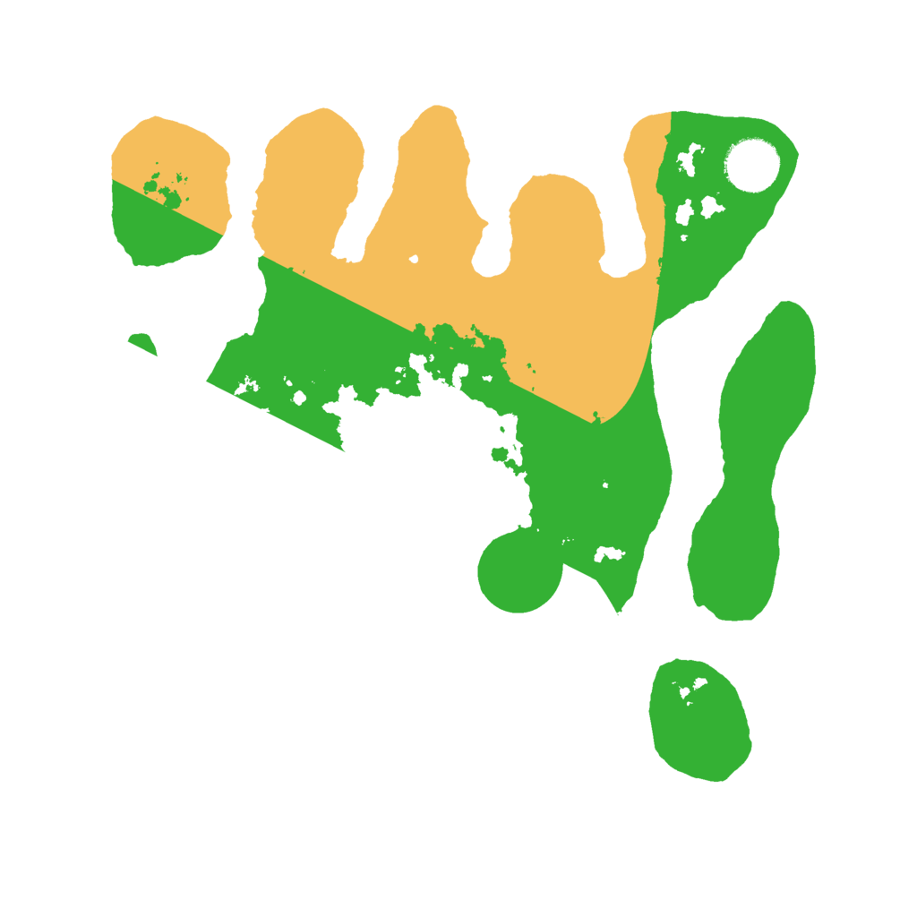 Biome Rust Map: Barren, Size: 3000, Seed: 3