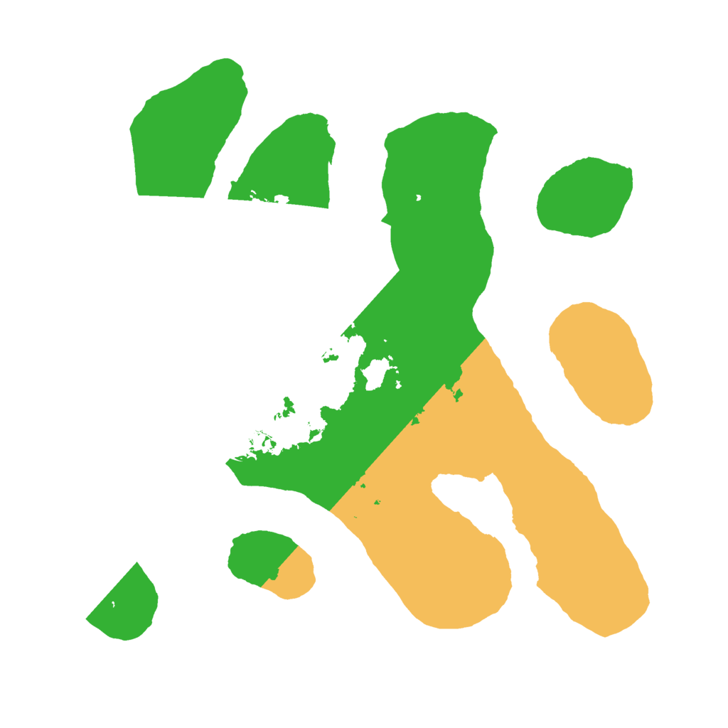 Biome Rust Map: Barren, Size: 2500, Seed: 2