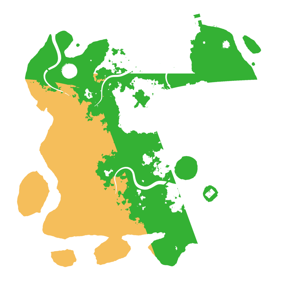 Biome Rust Map: Procedural Map, Size: 3500, Seed: 531038928