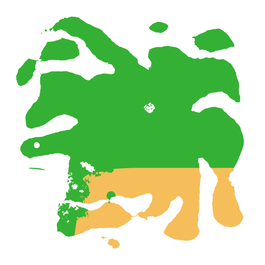 Biome Rust Map: Barren, Size: 4000, Seed: 42310