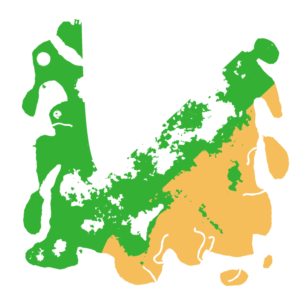 Biome Rust Map: Procedural Map, Size: 4000, Seed: 10535