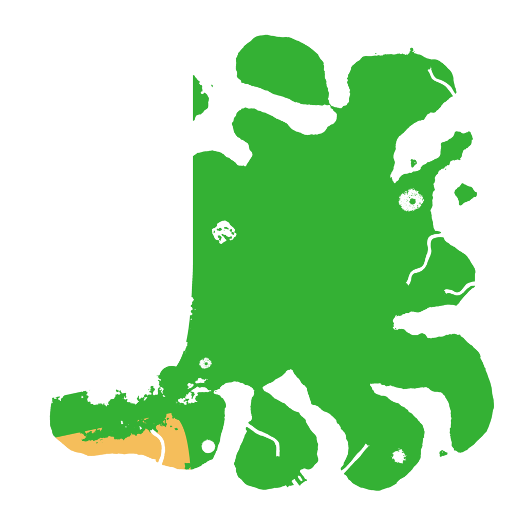 Biome Rust Map: Procedural Map, Size: 3500, Seed: 376054