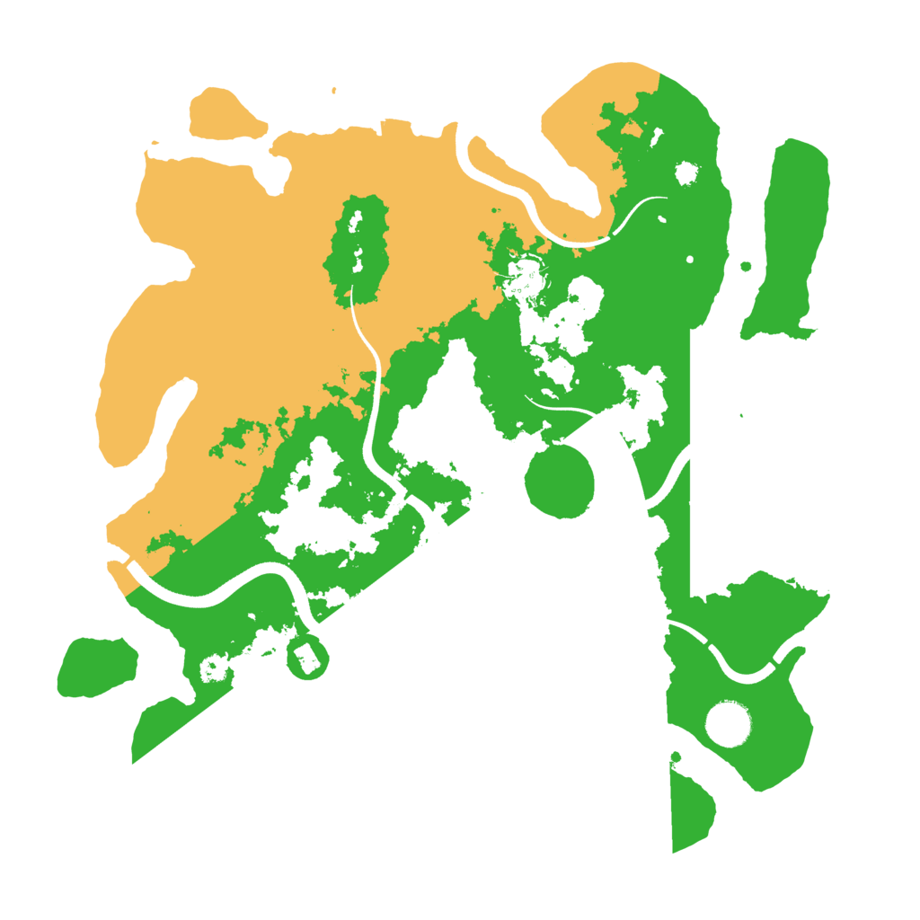 Biome Rust Map: Procedural Map, Size: 3550, Seed: 363717