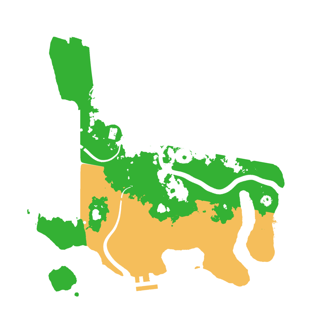 Biome Rust Map: Procedural Map, Size: 3000, Seed: 161681