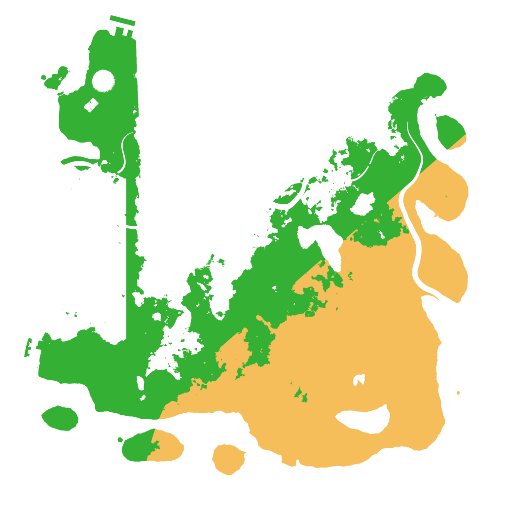 Biome Rust Map: Procedural Map, Size: 4000, Seed: 847525