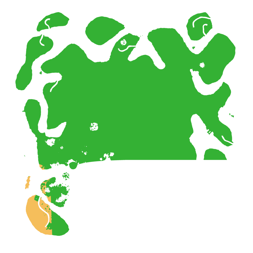 Biome Rust Map: Procedural Map, Size: 4500, Seed: 1854756582