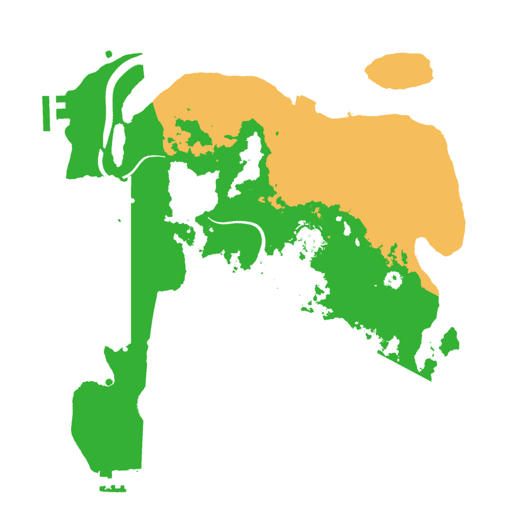 Biome Rust Map: Procedural Map, Size: 3000, Seed: 336835