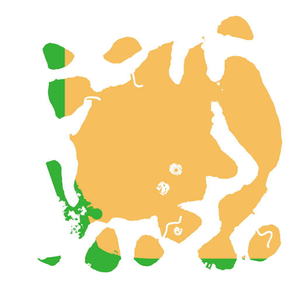 Biome Rust Map: Procedural Map, Size: 3550, Seed: 214770