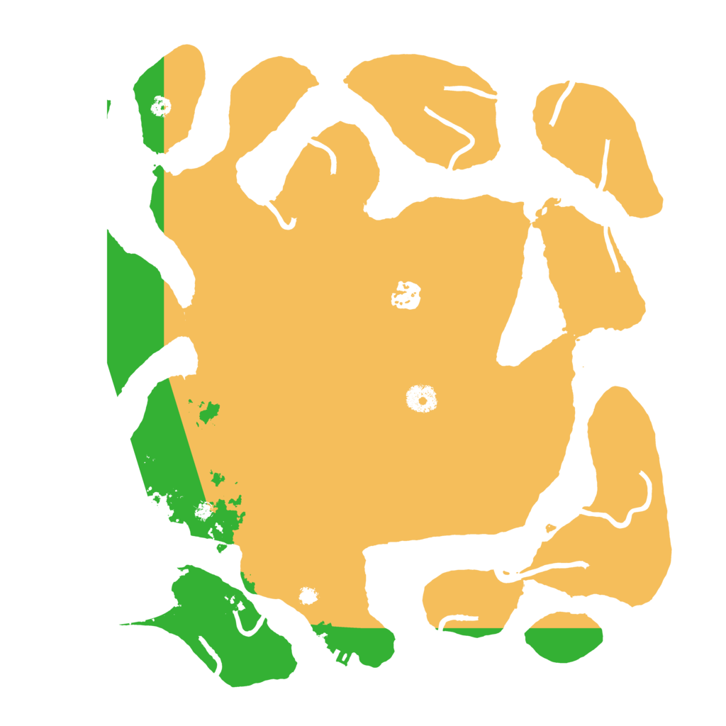 Biome Rust Map: Procedural Map, Size: 3700, Seed: 661837381