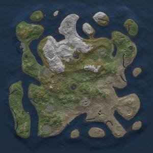 Thumbnail Rust Map: Procedural Map, Size: 4000, Seed: 9816594, 16 Monuments