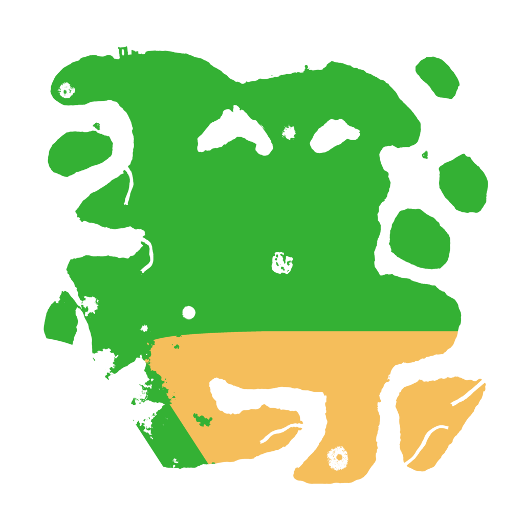 Biome Rust Map: Procedural Map, Size: 3550, Seed: 295744