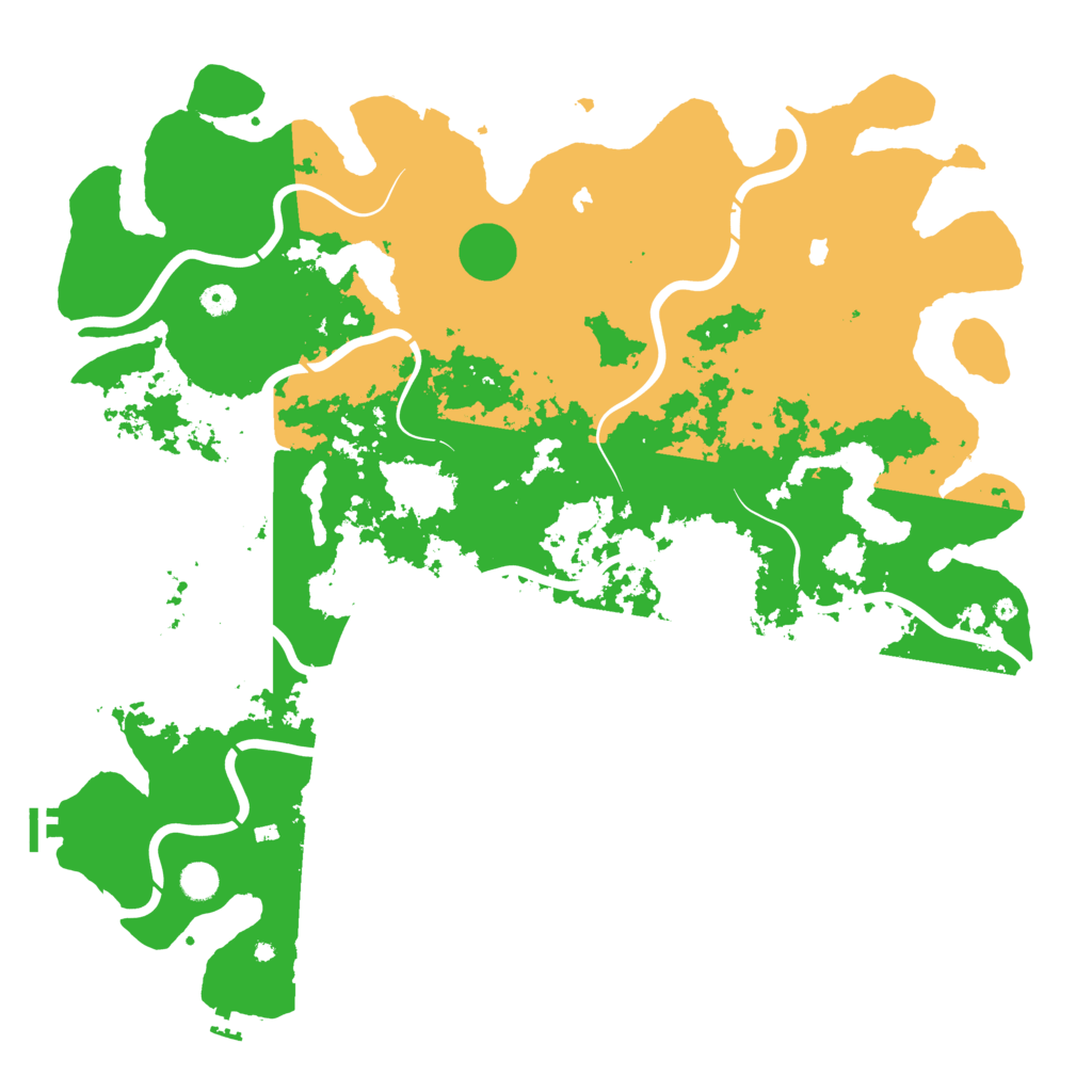 Biome Rust Map: Procedural Map, Size: 5000, Seed: 1489761254