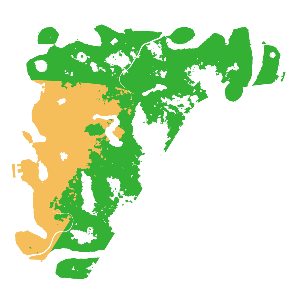 Biome Rust Map: Procedural Map, Size: 4500, Seed: 19