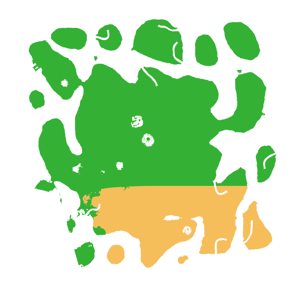 Biome Rust Map: Procedural Map, Size: 3550, Seed: 624509