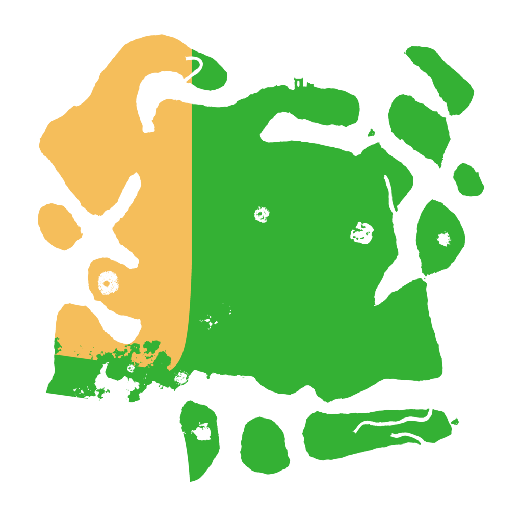 Biome Rust Map: Procedural Map, Size: 3550, Seed: 357991