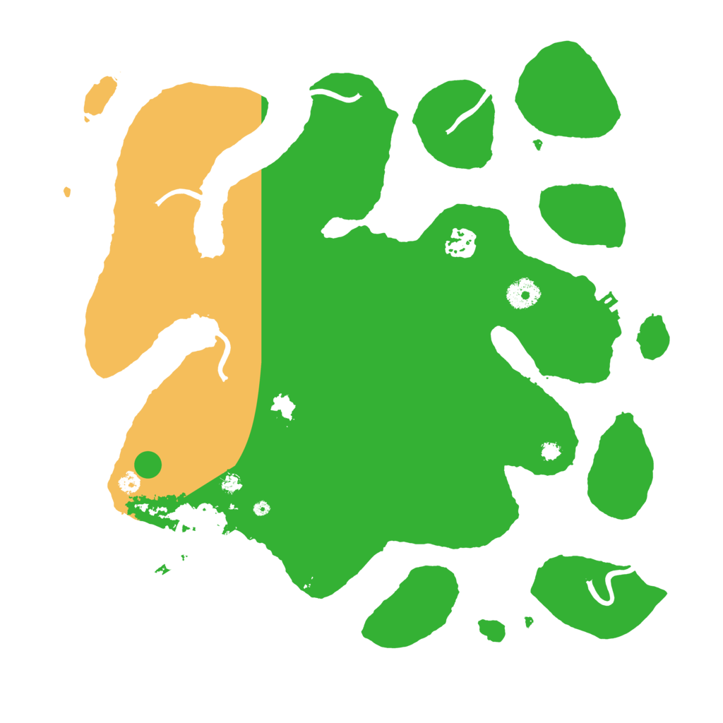 Biome Rust Map: Procedural Map, Size: 3500, Seed: 38380943