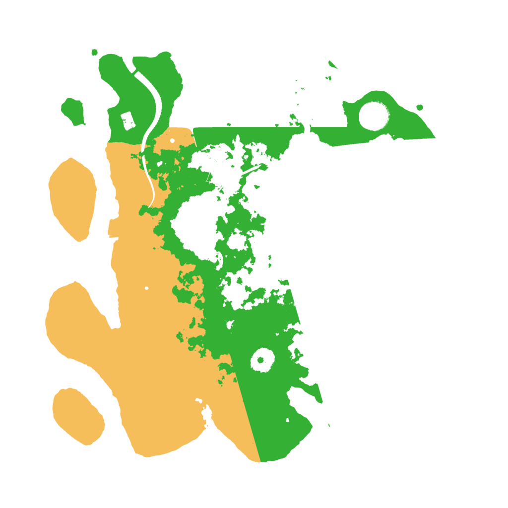 Biome Rust Map: Procedural Map, Size: 3200, Seed: 22218