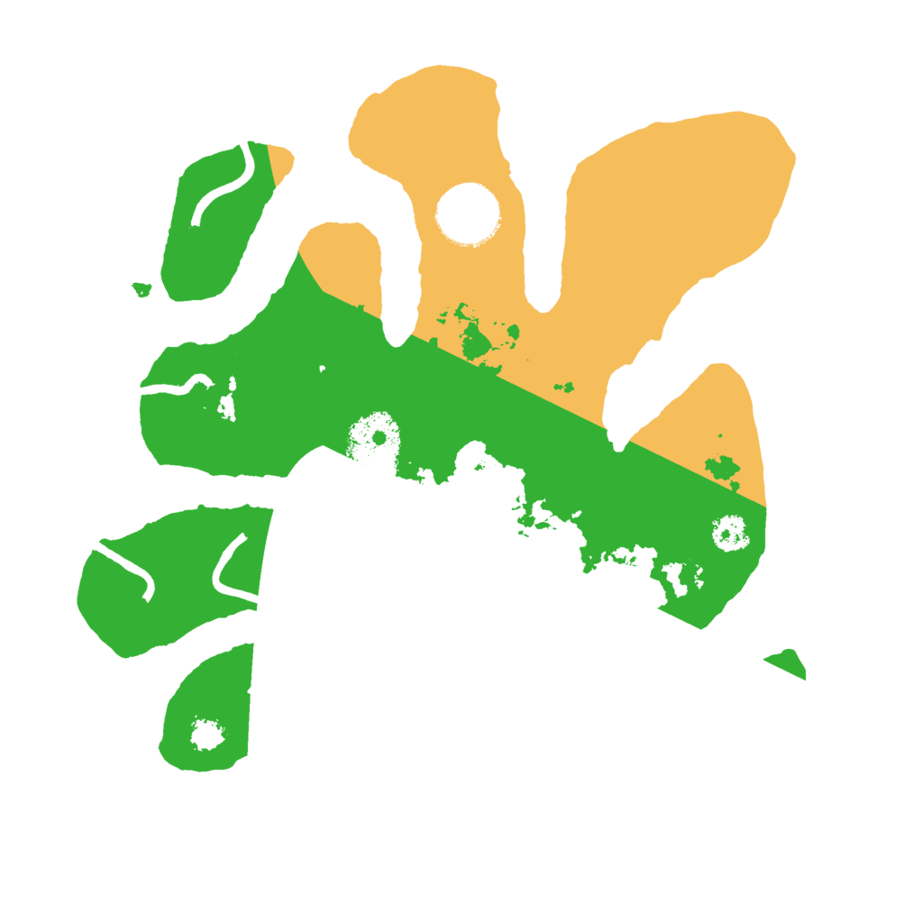 Biome Rust Map: Procedural Map, Size: 2600, Seed: 182