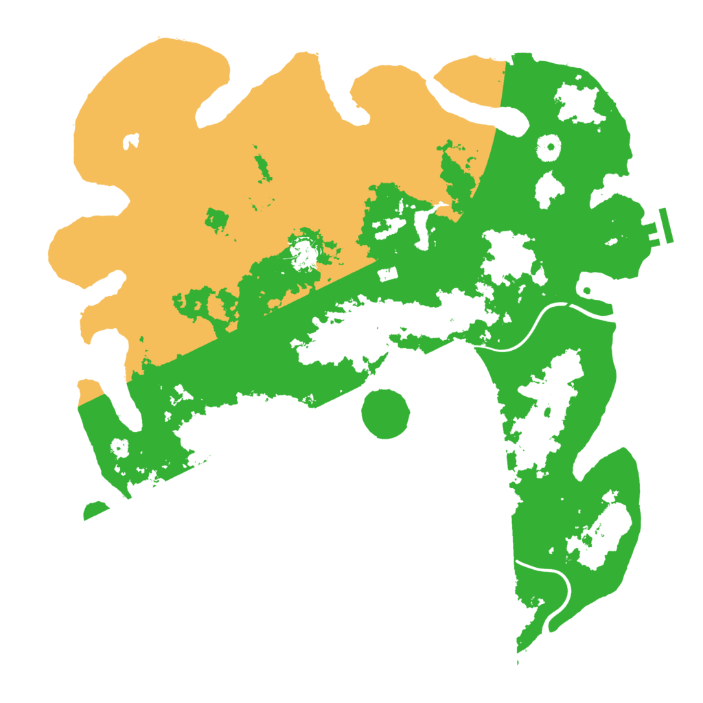 Biome Rust Map: Procedural Map, Size: 4000, Seed: 50386