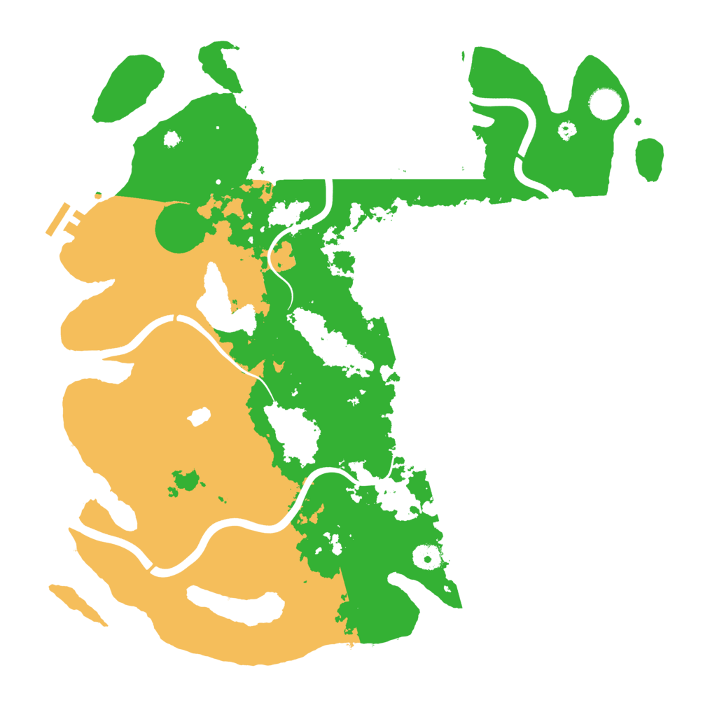 Biome Rust Map: Procedural Map, Size: 4000, Seed: 654845