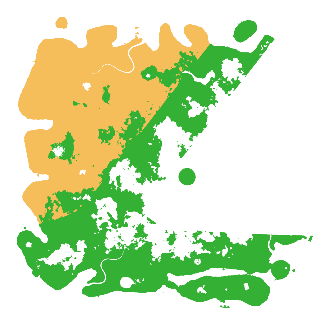 Biome Rust Map: Procedural Map, Size: 5000, Seed: 4