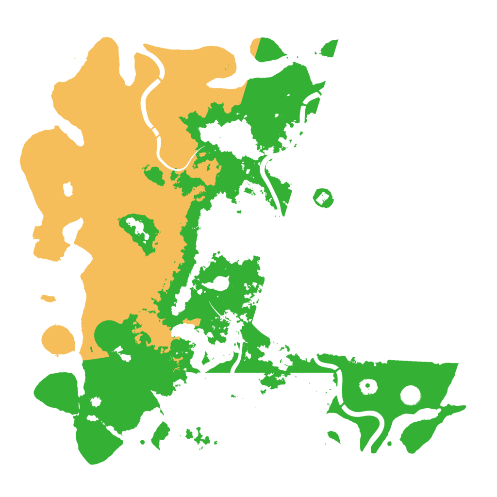 Biome Rust Map: Procedural Map, Size: 4400, Seed: 321321321