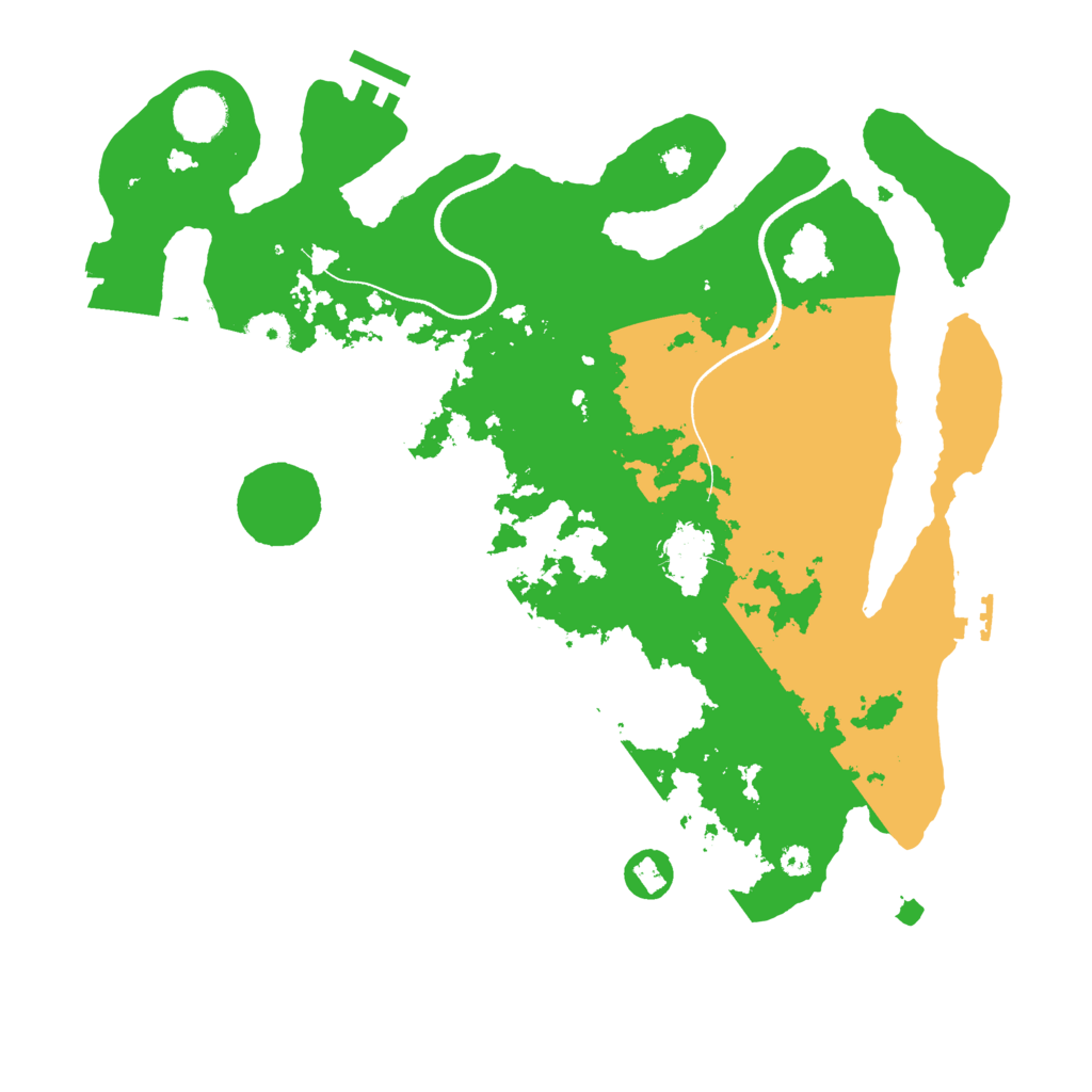 Biome Rust Map: Procedural Map, Size: 3550, Seed: 260069