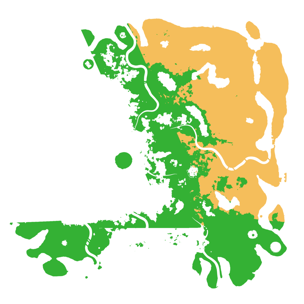 Biome Rust Map: Procedural Map, Size: 5000, Seed: 836429099