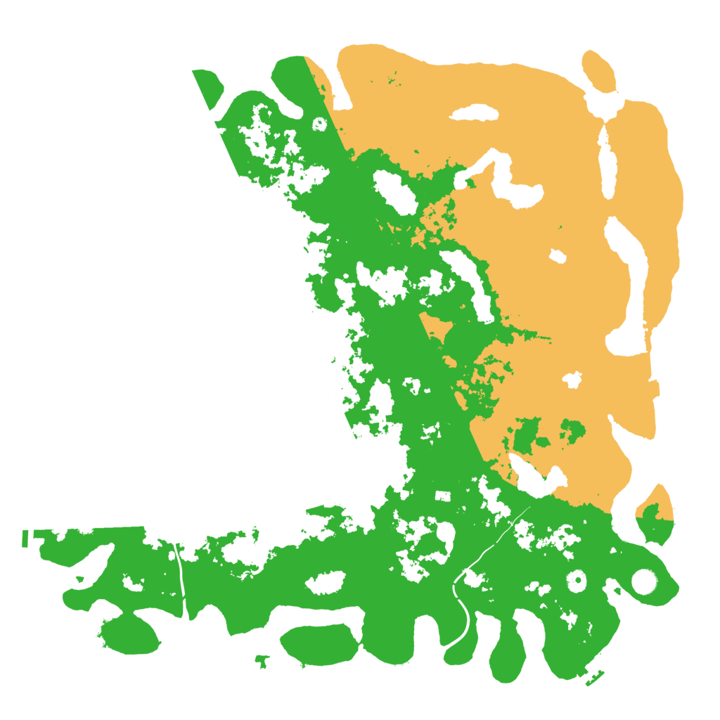 Biome Rust Map: Procedural Map, Size: 5000, Seed: 836429099