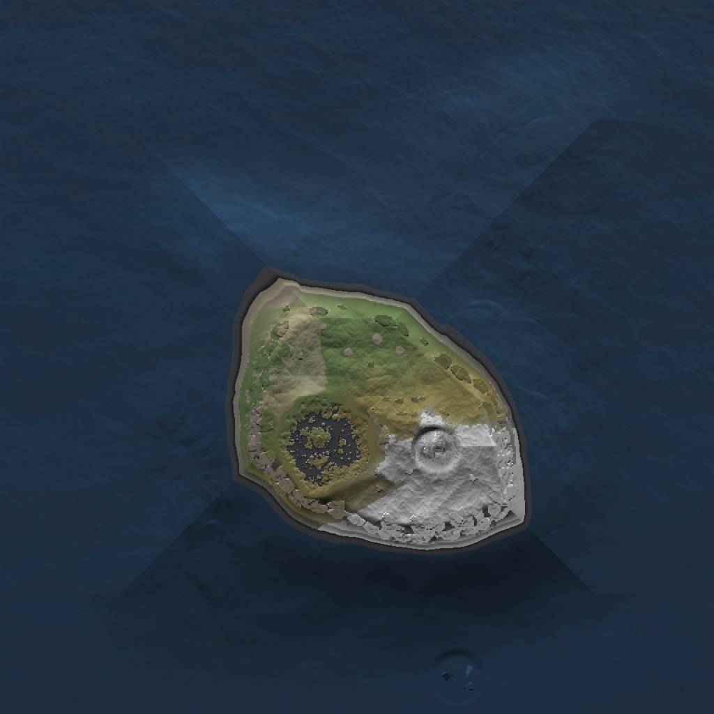 Rust Map: Procedural Map, Size: 1000, Seed: 9, 3 Monuments