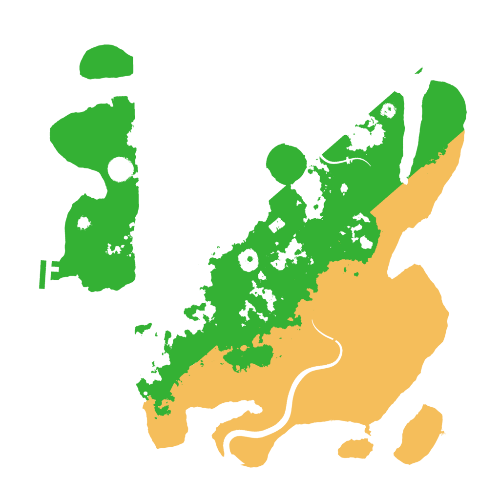 Biome Rust Map: Procedural Map, Size: 3550, Seed: 556722