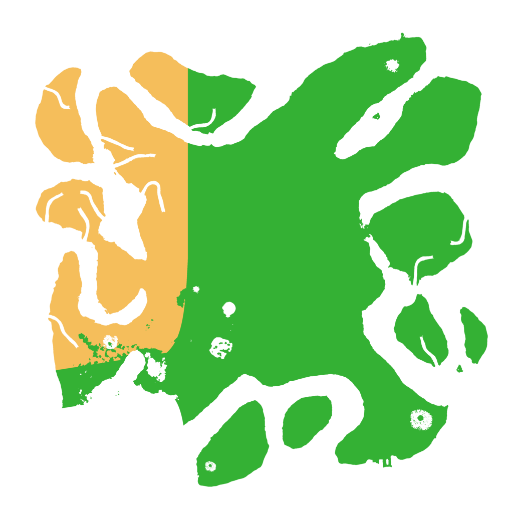 Biome Rust Map: Procedural Map, Size: 3600, Seed: 22512