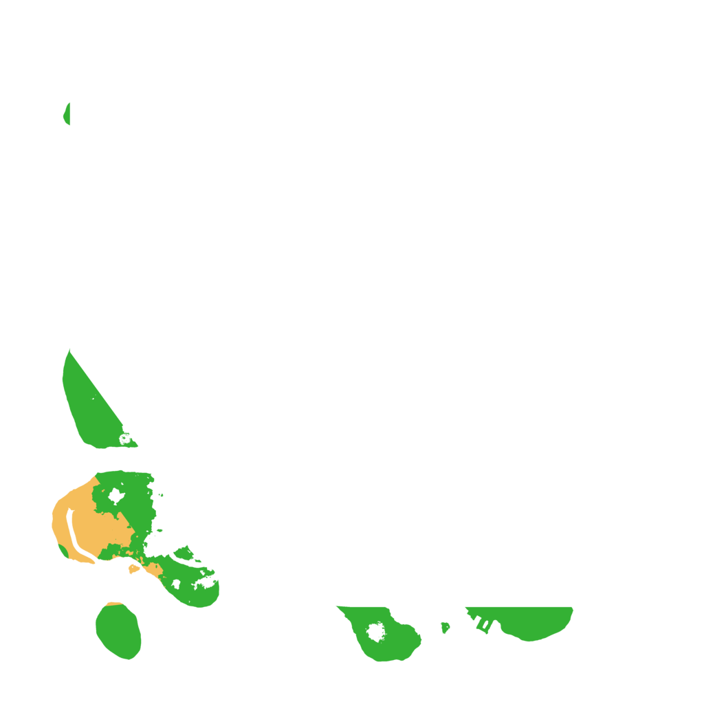 Biome Rust Map: Procedural Map, Size: 3400, Seed: 32512