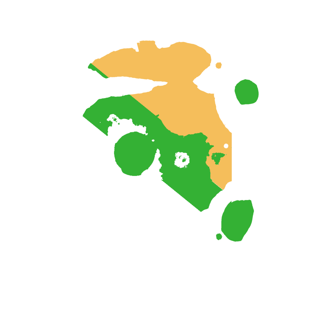 Biome Rust Map: Procedural Map, Size: 2000, Seed: 1005