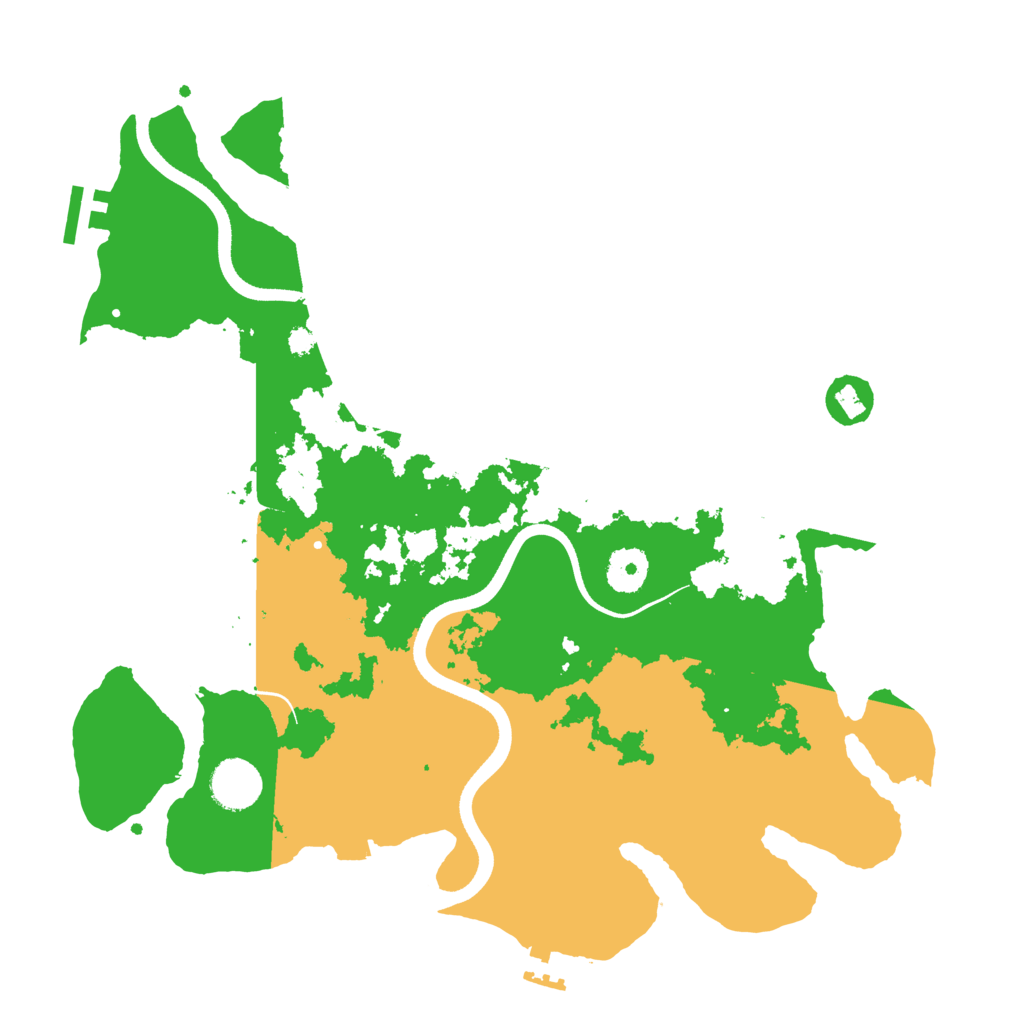 Biome Rust Map: Procedural Map, Size: 3550, Seed: 602305