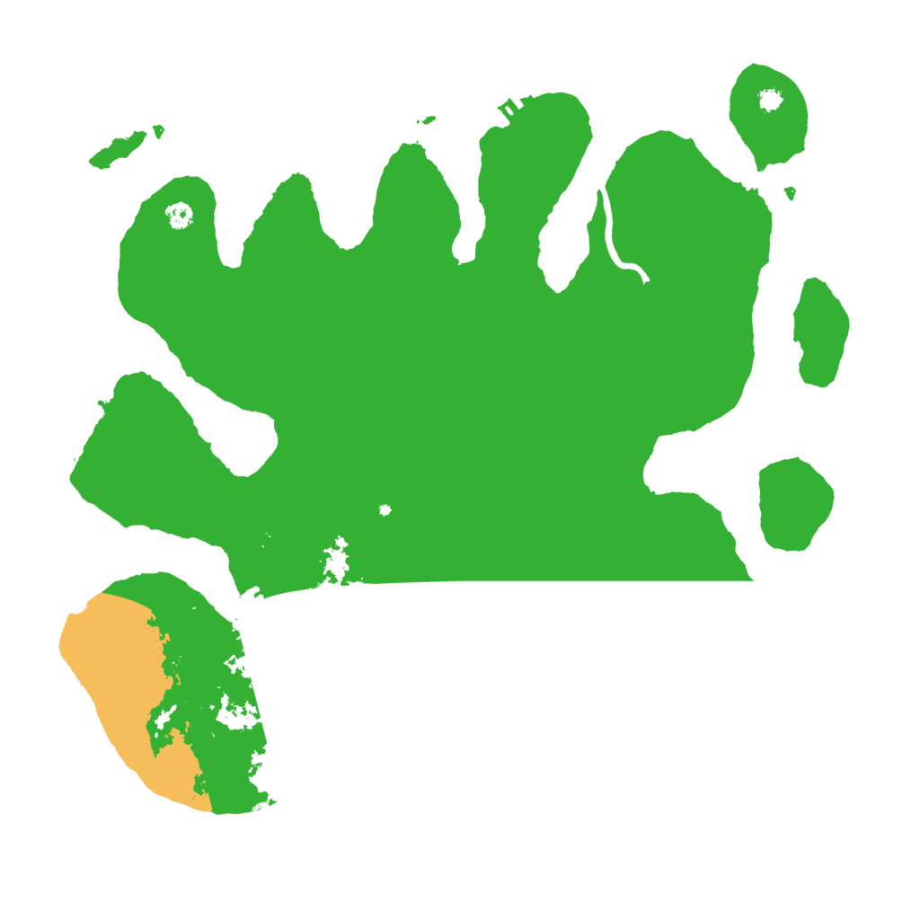 Biome Rust Map: Procedural Map, Size: 3550, Seed: 581728