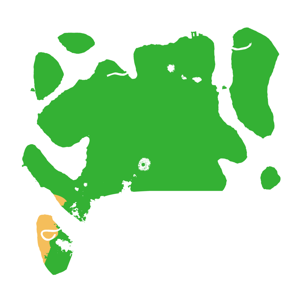 Biome Rust Map: Procedural Map, Size: 3550, Seed: 855586