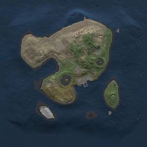 Thumbnail Rust Map: Procedural Map, Size: 2000, Seed: 1080, 8 Monuments