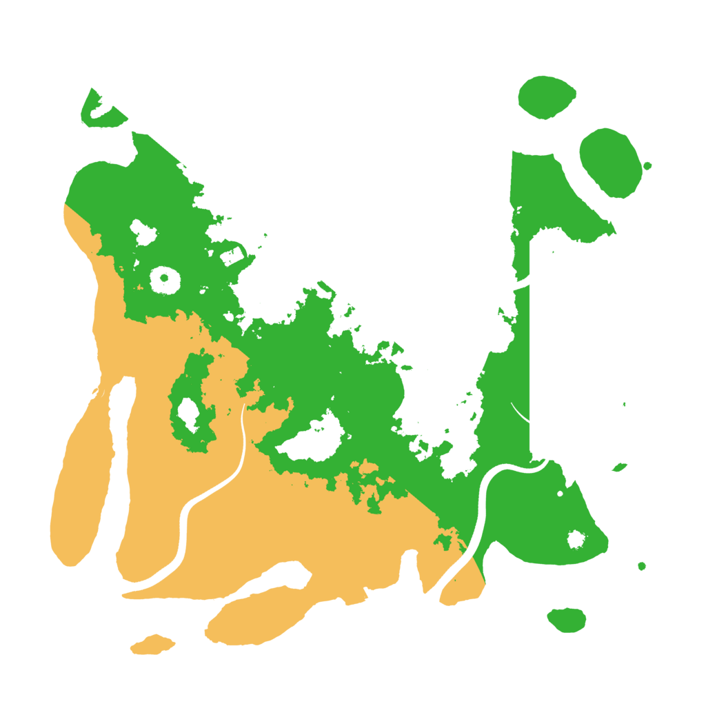 Biome Rust Map: Procedural Map, Size: 3550, Seed: 684563