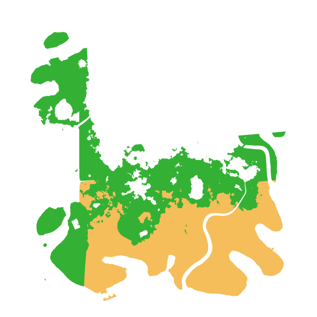 Biome Rust Map: Procedural Map, Size: 3550, Seed: 772061