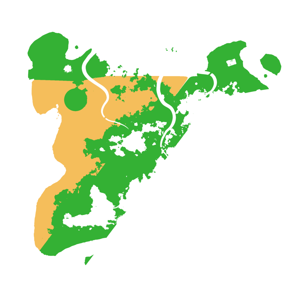Biome Rust Map: Procedural Map, Size: 3550, Seed: 714601