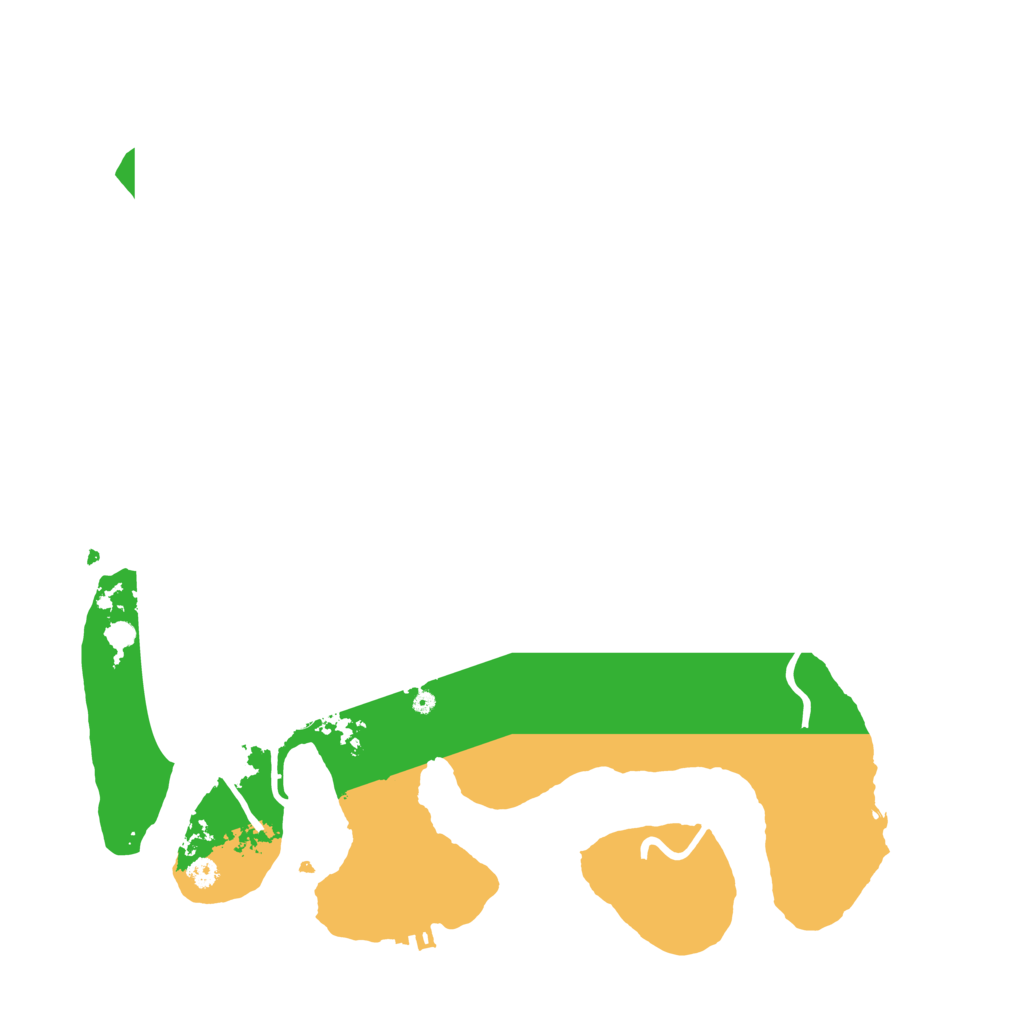 Biome Rust Map: Procedural Map, Size: 3500, Seed: 432974